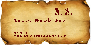 Maruska Mercédesz névjegykártya